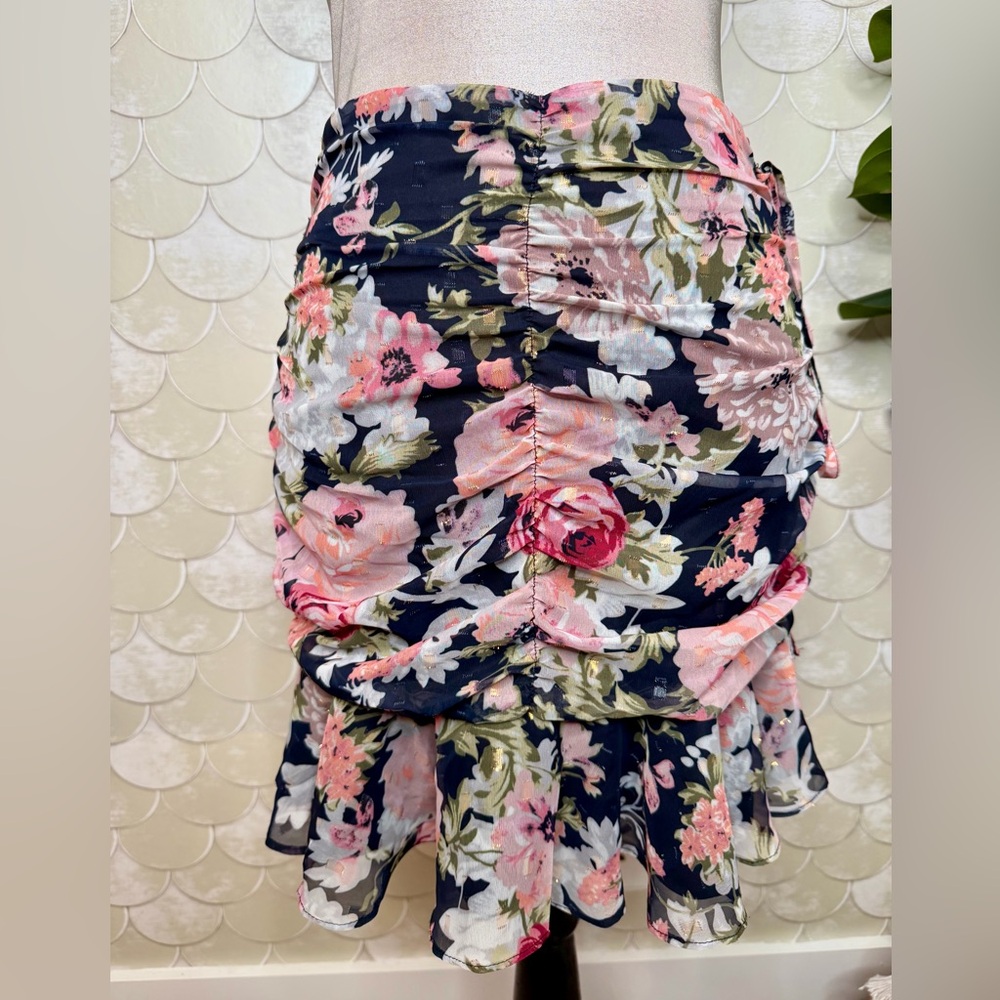 Renvy Floral Ruffled Skirt - Picture 5 of 5